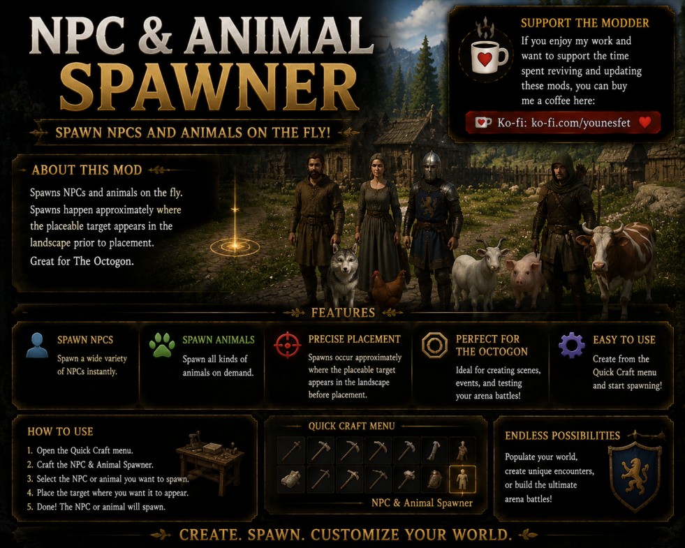 NPC & Animal Spawner