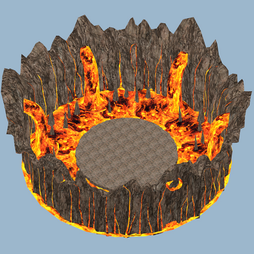 Flame Core Boss Arena (Prop)