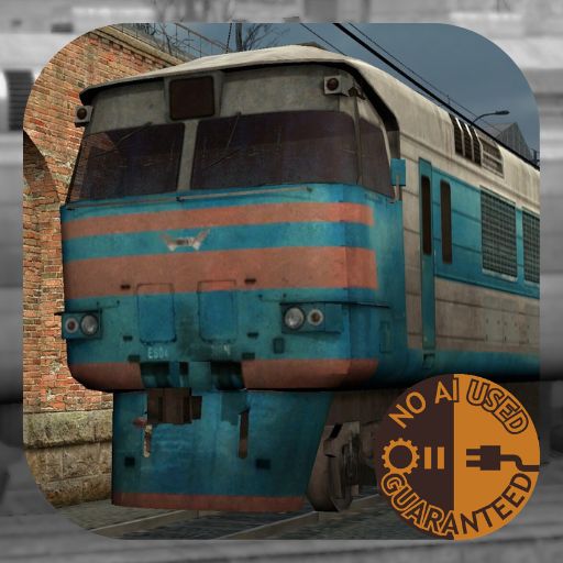 Freight Locomotive - Blue preview