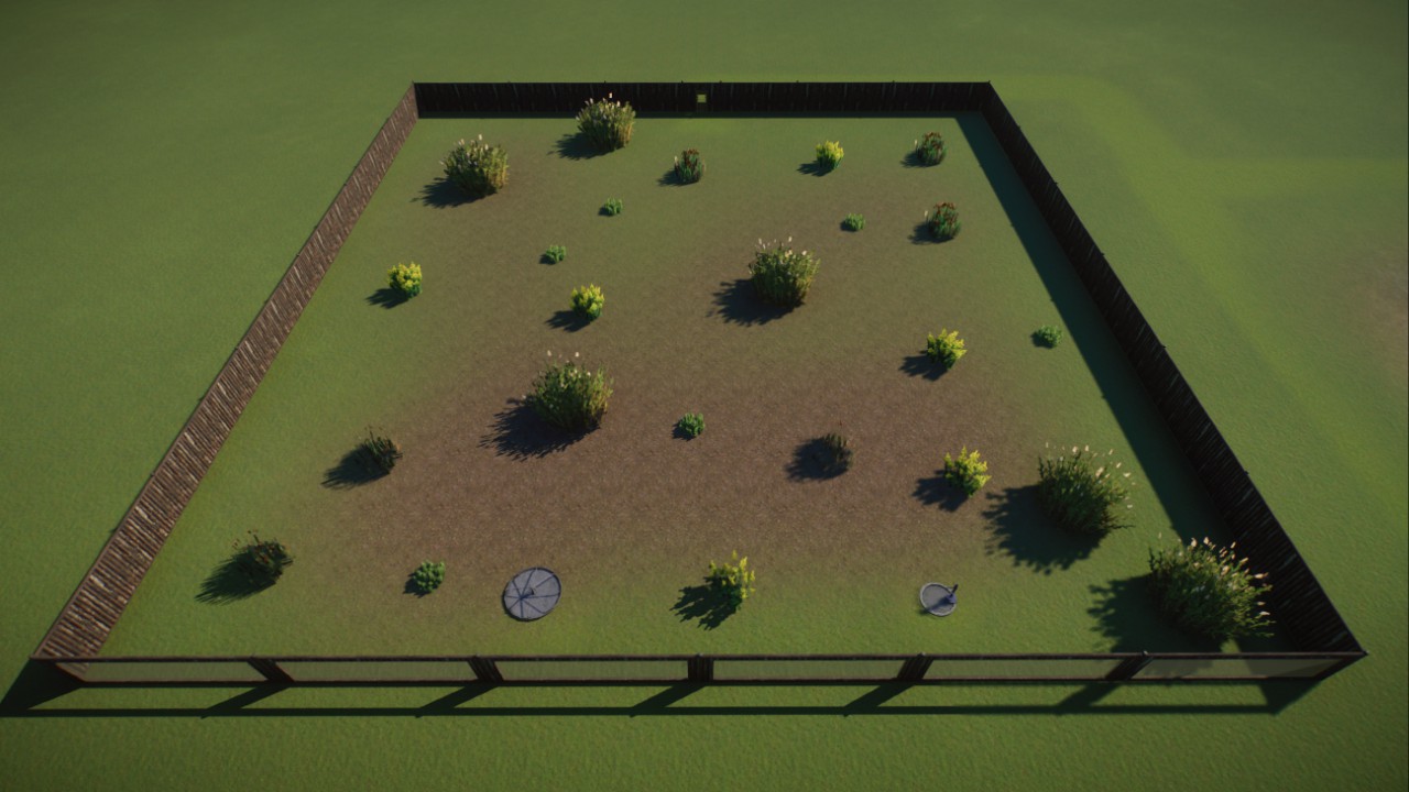 Double American Bison Habitat (Updated)