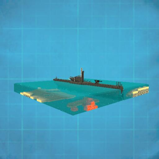 U - BOAT Type VIXI - In water