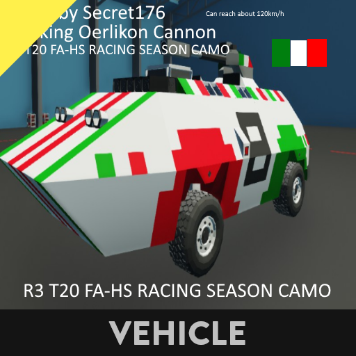 R3 T20 FA-HS Racing Season Camo By Secret176 preview