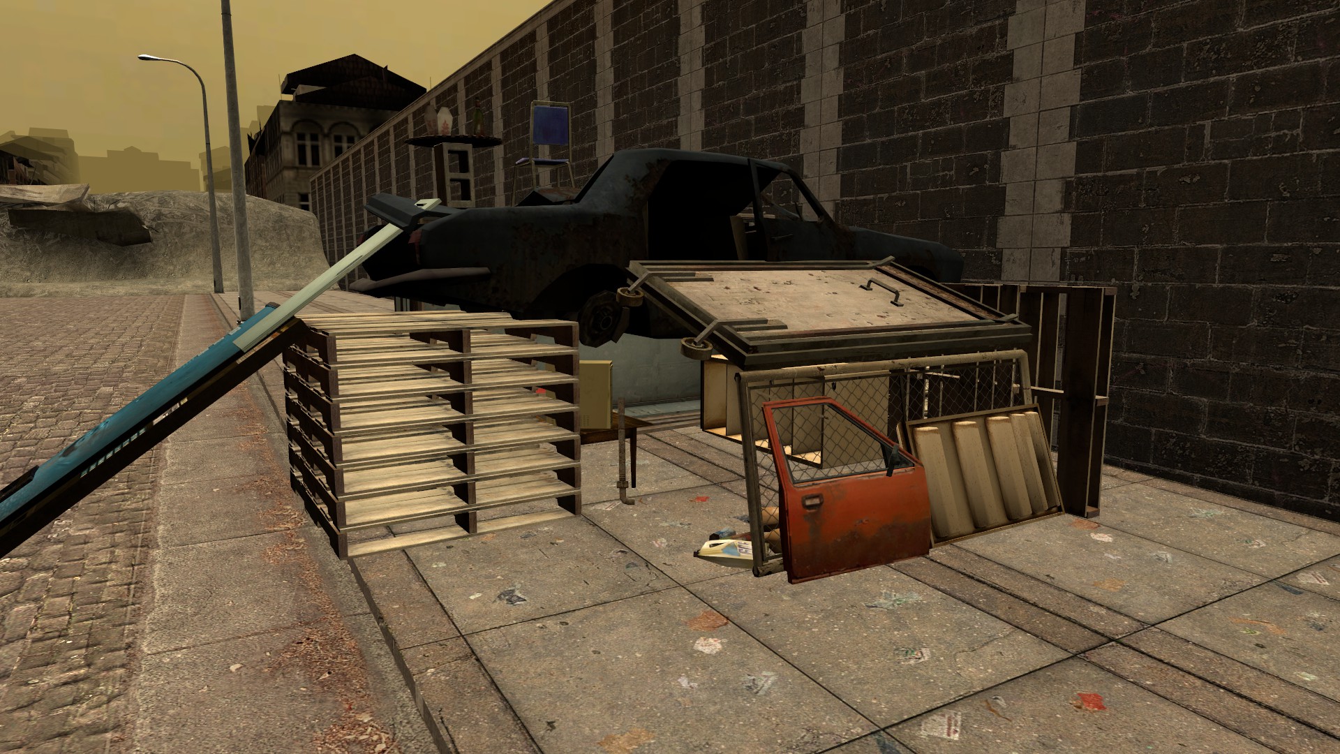 Junk pallets house