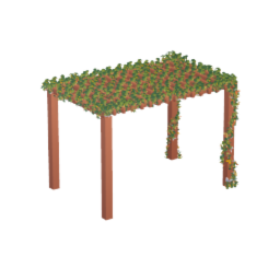 Ivy-covered pergola2