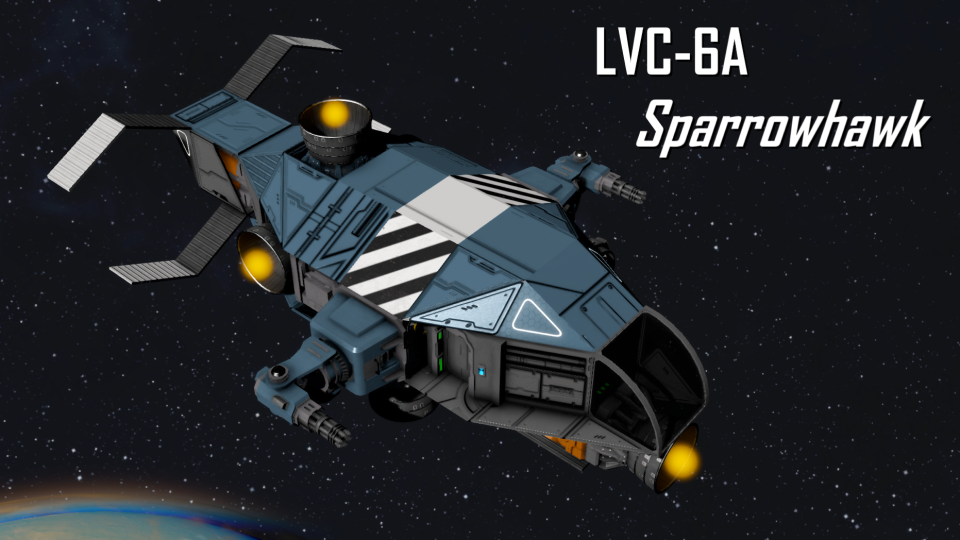 LVC-6A Sparrowhawk - Light Armed Transport