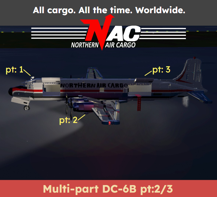 Douglas DC-6B Cloudmaster (Northern Air Cargo) part 2