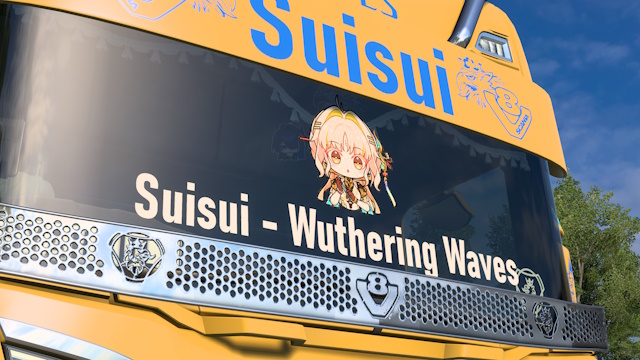 Scania R/S 2016 Suisui - Wuthering Waves Windscreen Decal