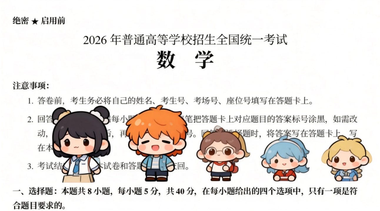 2026全国I卷数学