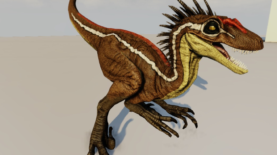Red-Crowned Novaraptor