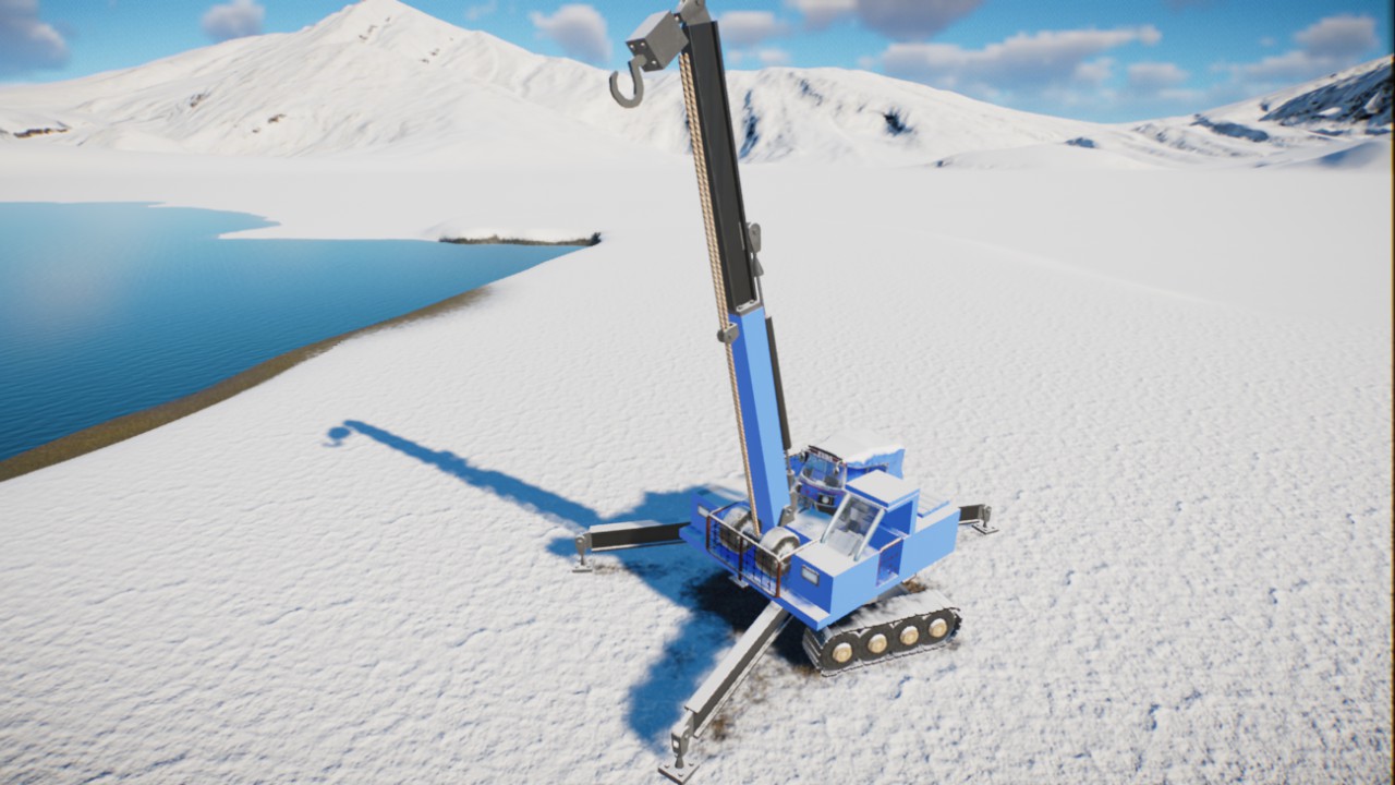 Half-Track crane