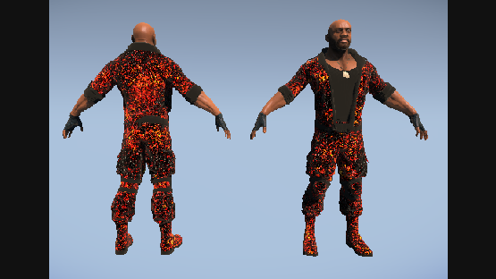 Fire Mosaic Commando