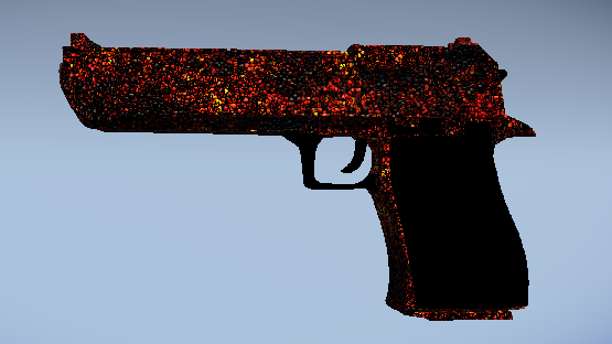 Fire Mosaic Deagle
