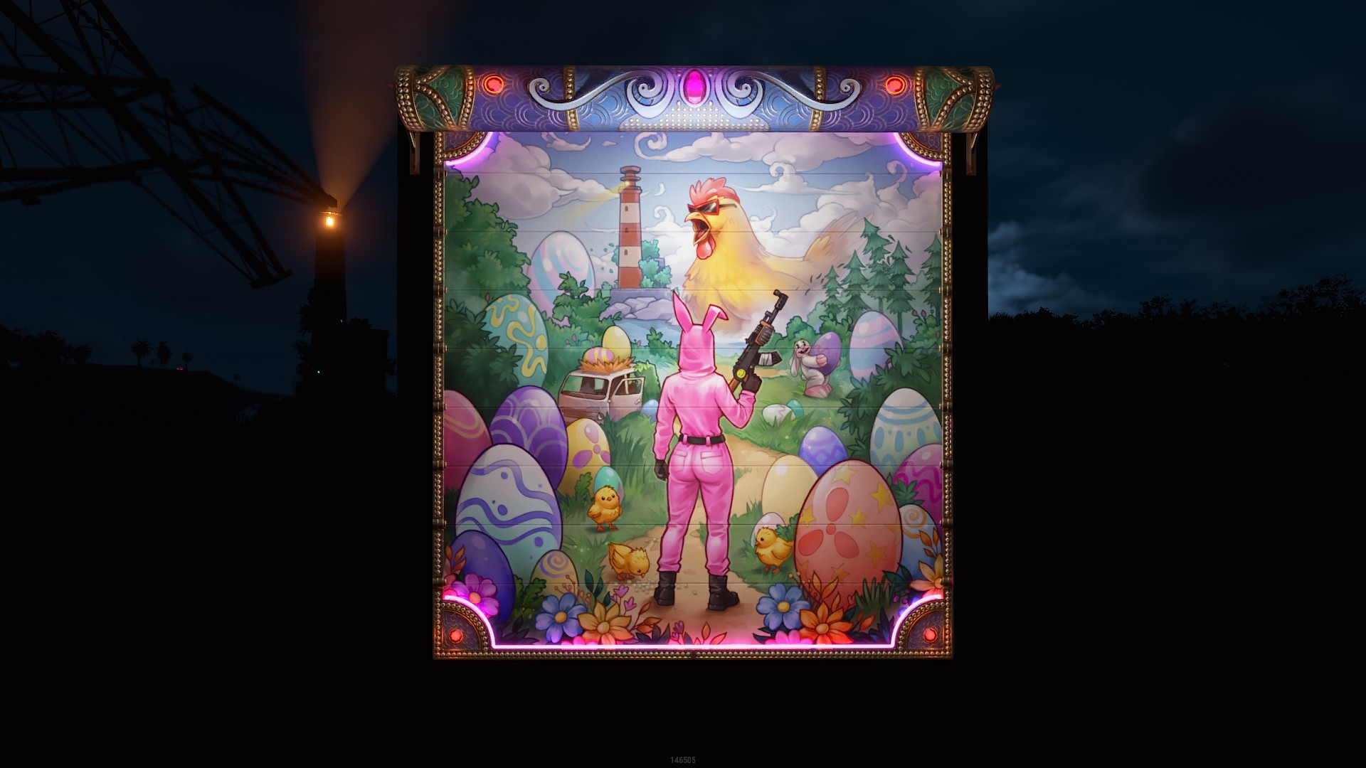 Easter Madness Garage Door thumbnail 4