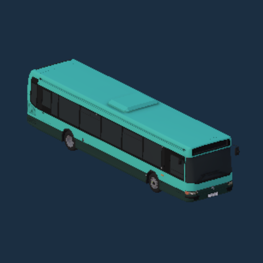 Optare Irisbus Agoraline Norfolk Green Unbranded
