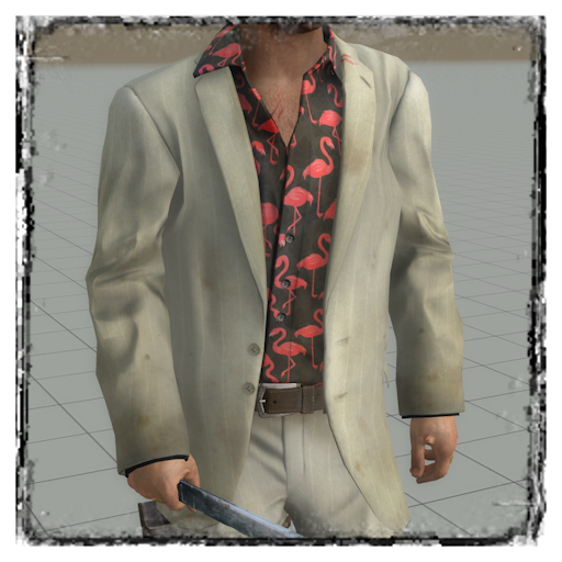 Nick Body - Flamingo Pinstripe
