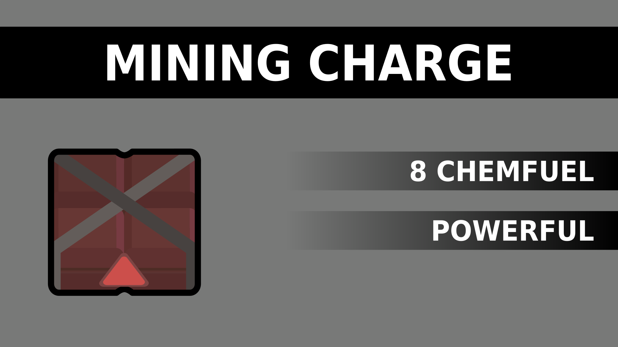 Fire in the hole! (useful and buildable mining charges)