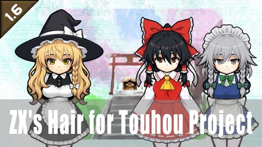 東方Project Steam Workshop::[Legacy] ZX's Hair for Touhou Project