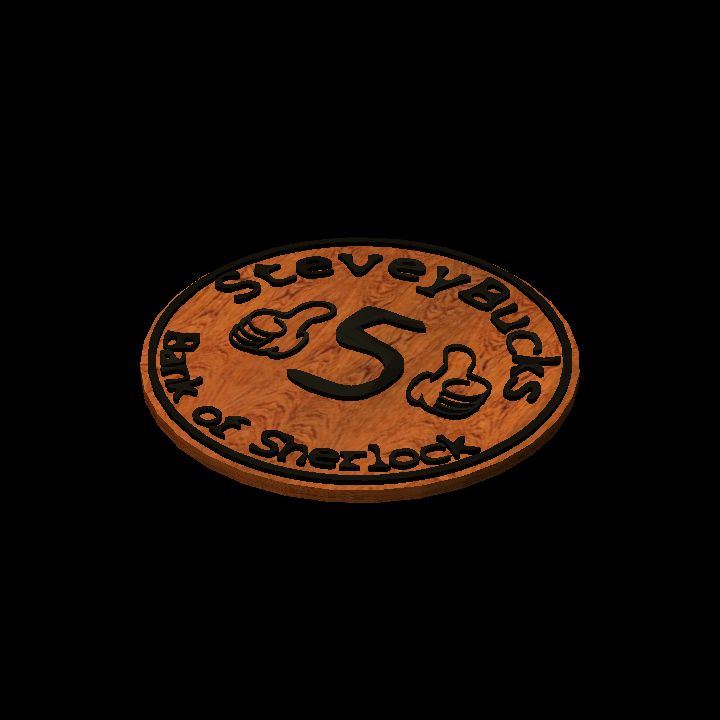 SAC coin - dark
