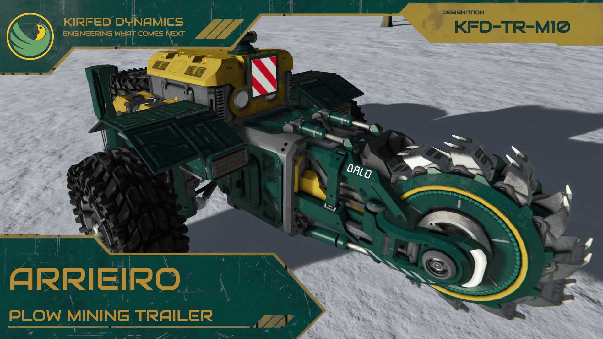 Arado - Plow Mining Trailer