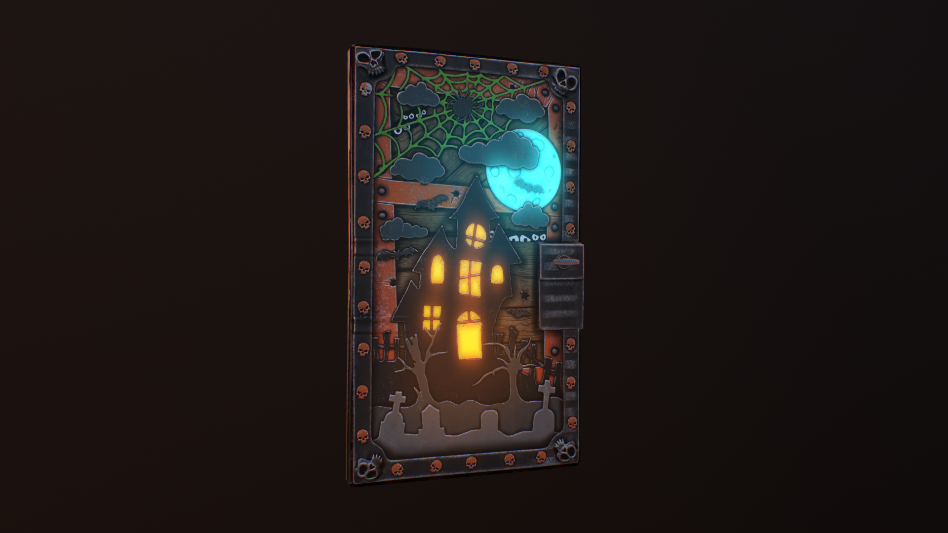 Halloween House Door