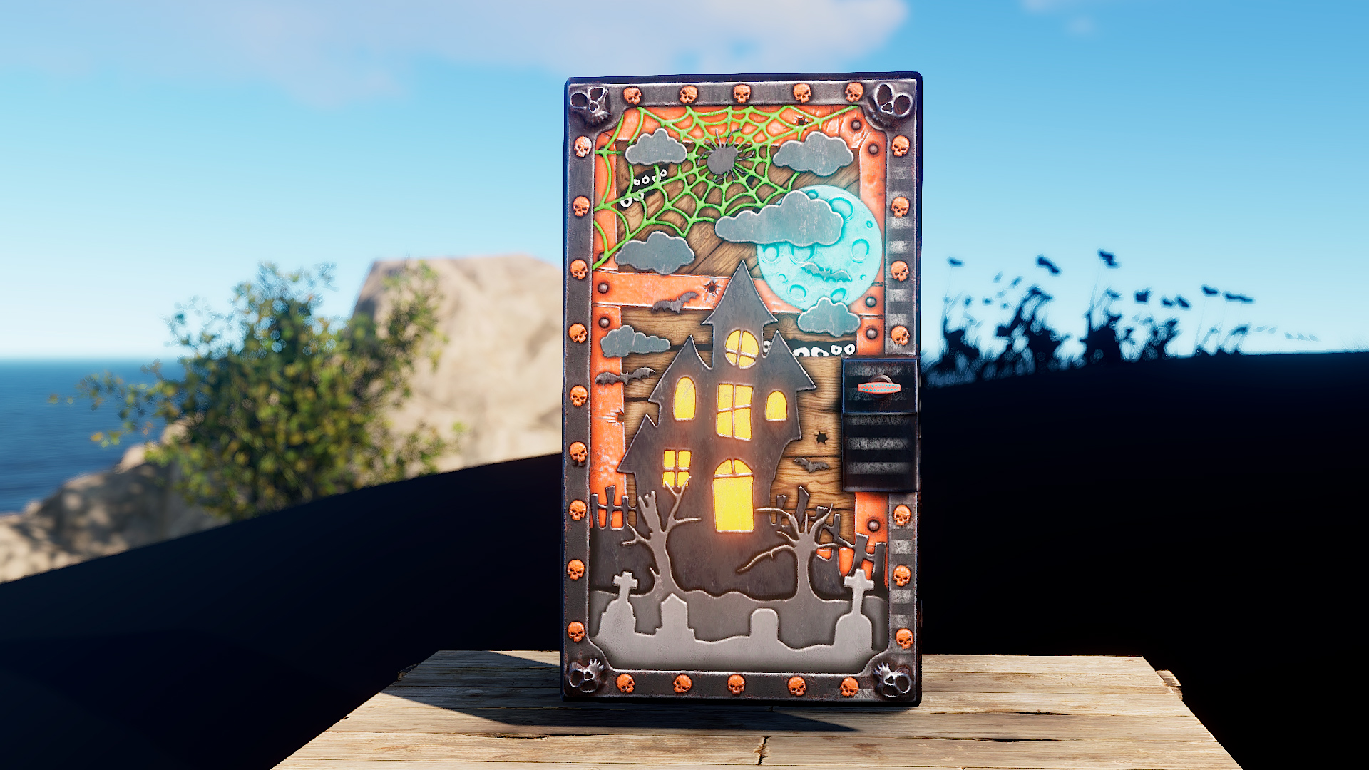 Halloween House Door