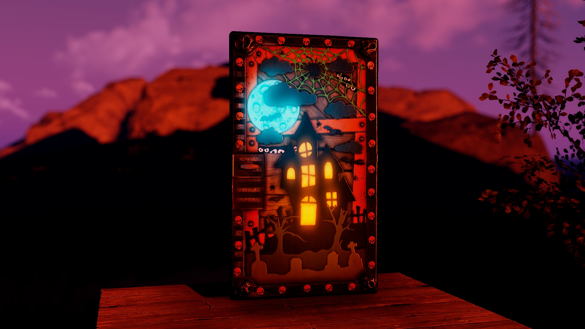 Halloween House Door