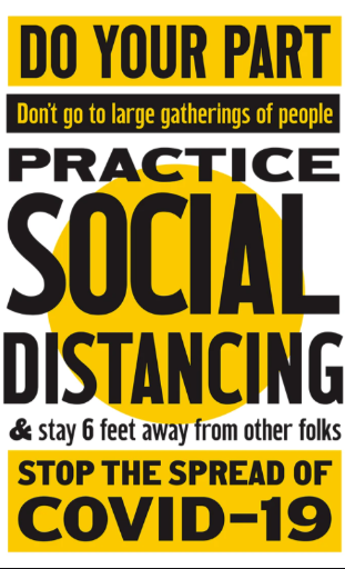 Social Distancing Poster