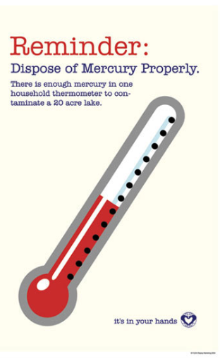 Mercury Disposal Poster