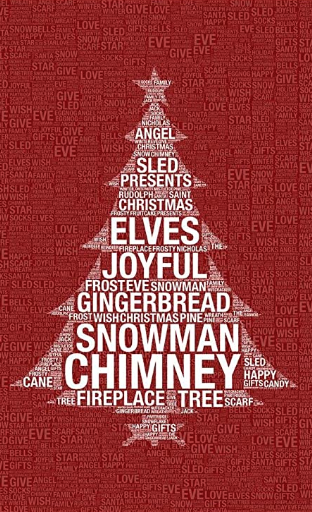 Red Christmas Poster