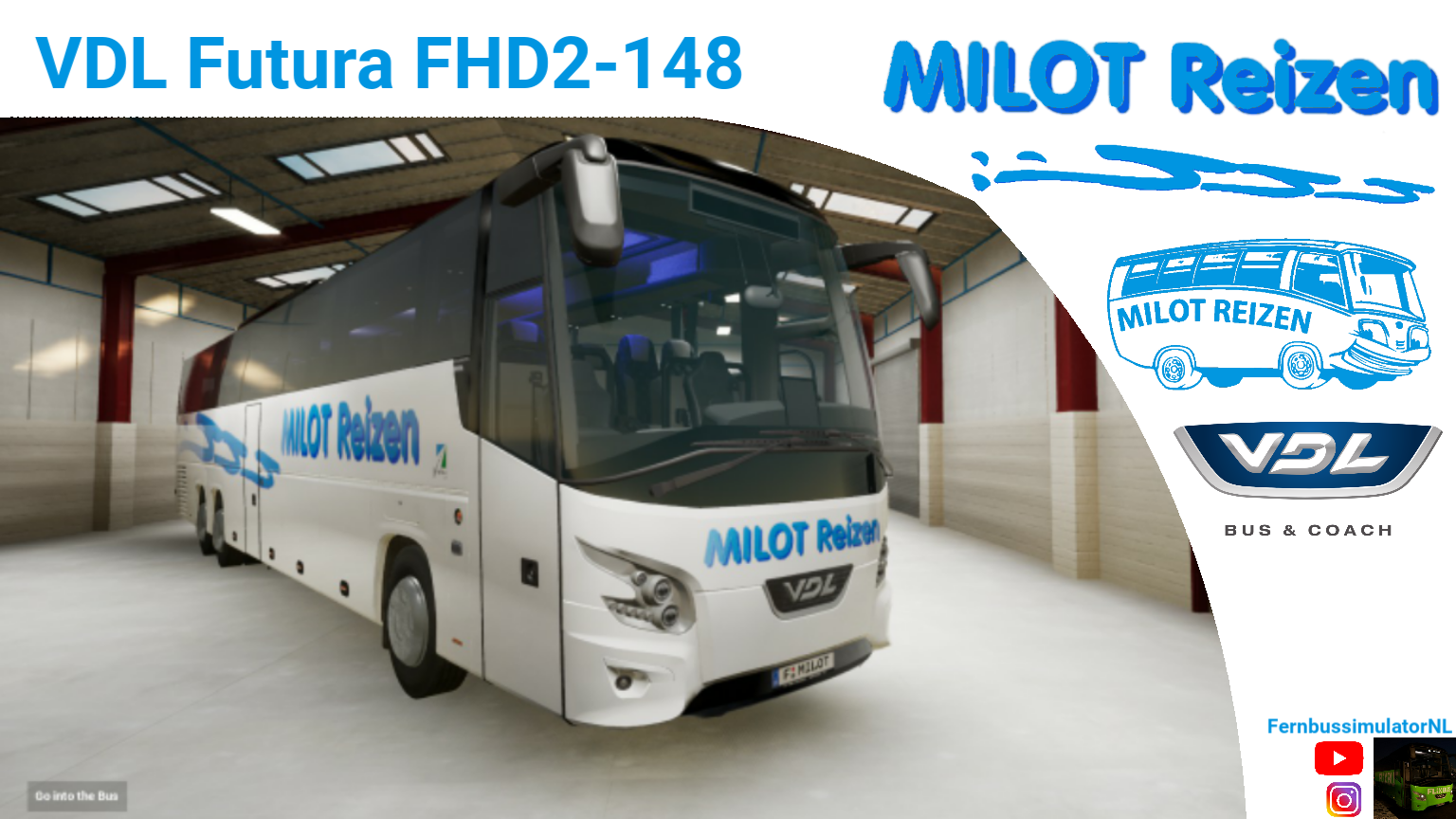 MILOT Reizen VDL Futura FHD2-122 and 148