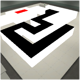 white maze