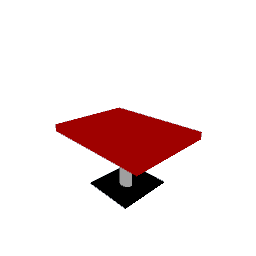 Red Diner Table preview