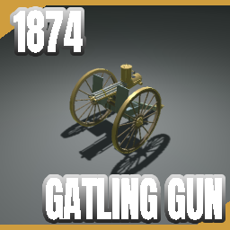 1874 Gatling Gun (COMMISSION)