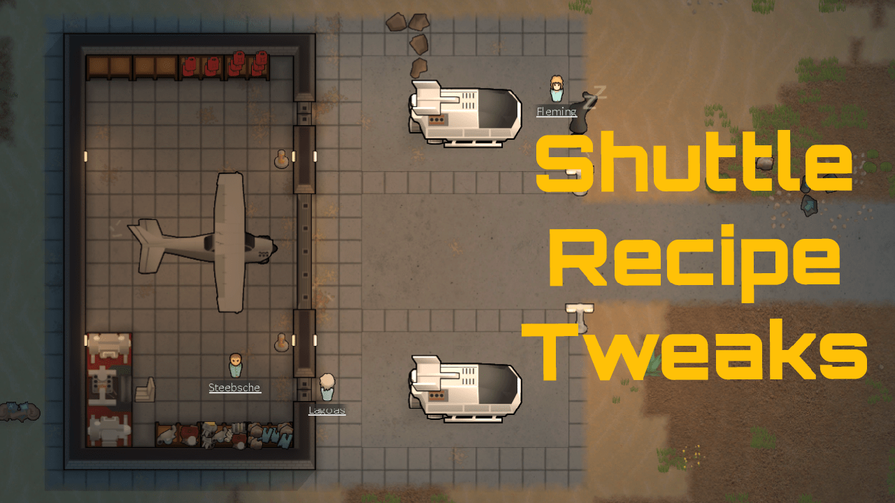 VVE - Shuttle Recipe Tweaks