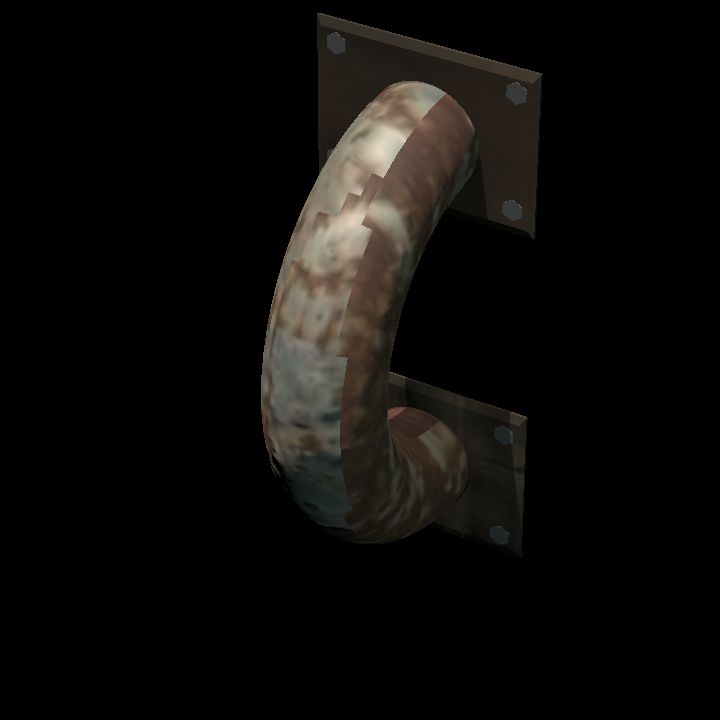 Wall pipes F - single