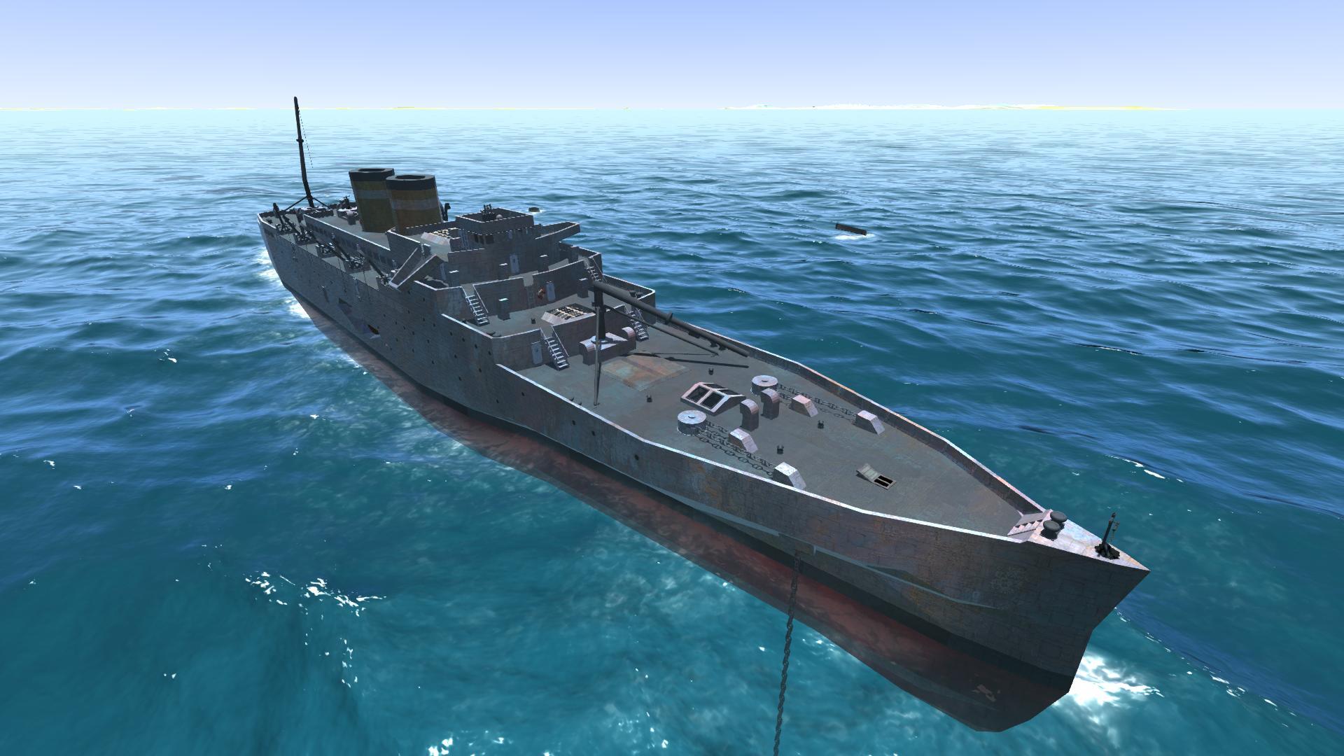 Arcadia abandoned Oceanliner