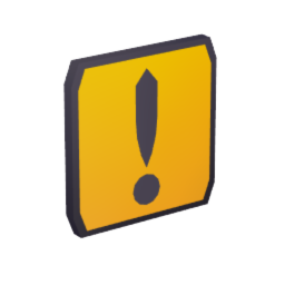 Square Caution Sign