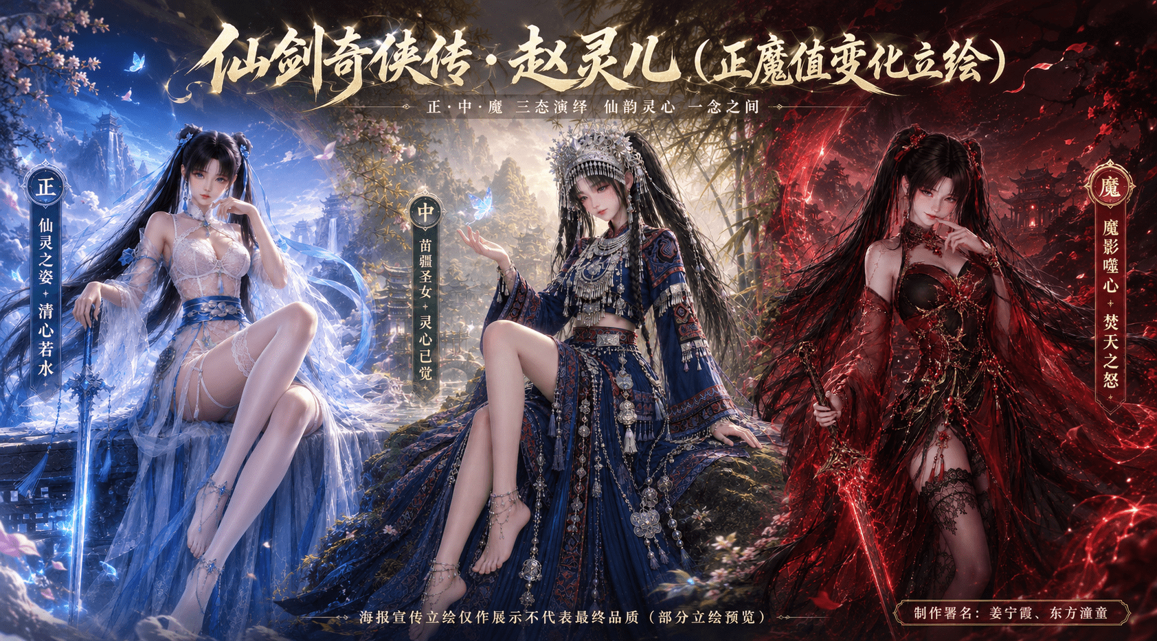 <color=#00BFFF><size=20>【姜宁霞】<color=red><size=20>赵灵儿（重置版）
