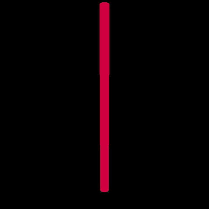 Red beam vertical