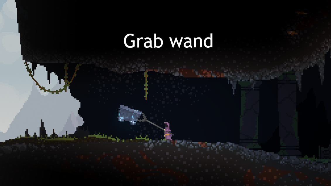Grab wand