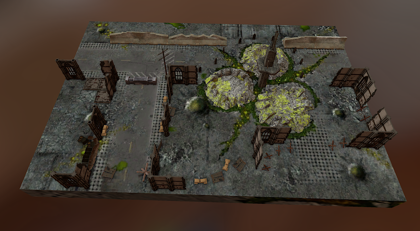 Narrative Incursion 44x30 Plague Bombed Ruins Add-Load preview