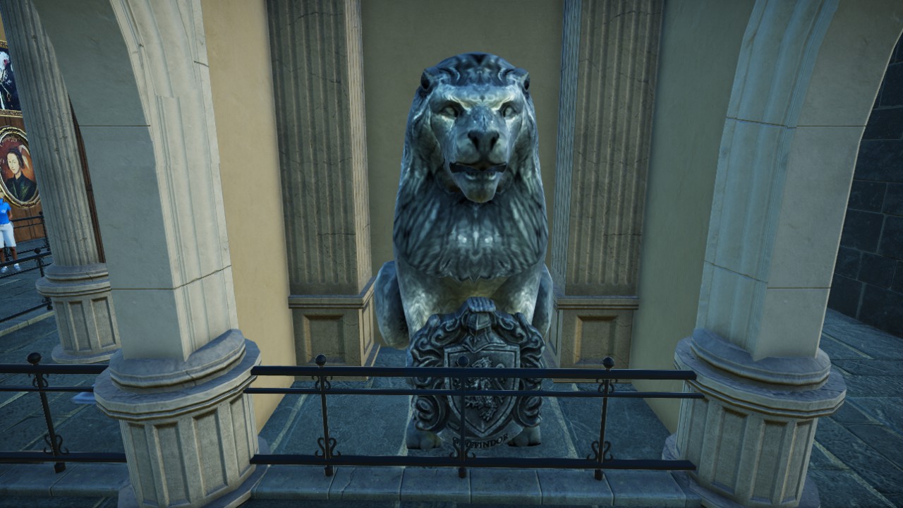 hogwarts lion
