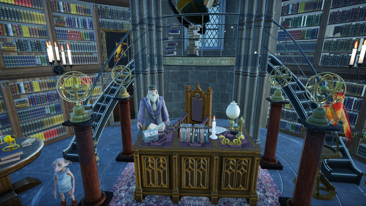 dumbledore office escalier hp