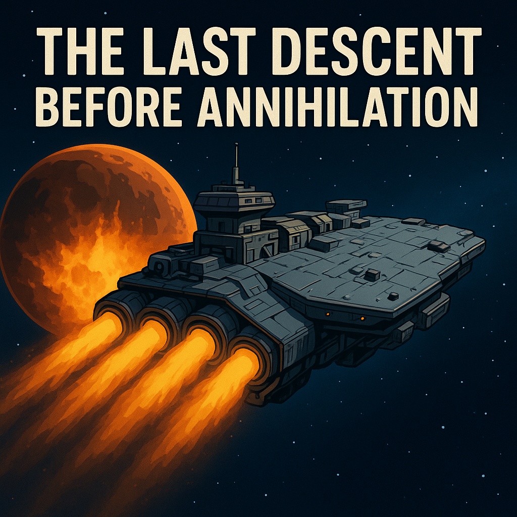 The Last Descent Before Annihilation: Planet Torn Apart -A brutally naked like scenario