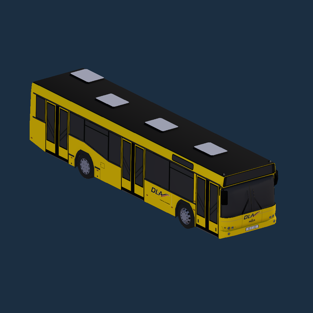 MAZ 103.465 DLA ( Wroclaw/Breslau ) Yellow paint