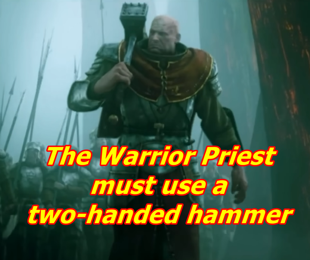 Two-Handed Hammers for Warrior Priests & Arch Lectors