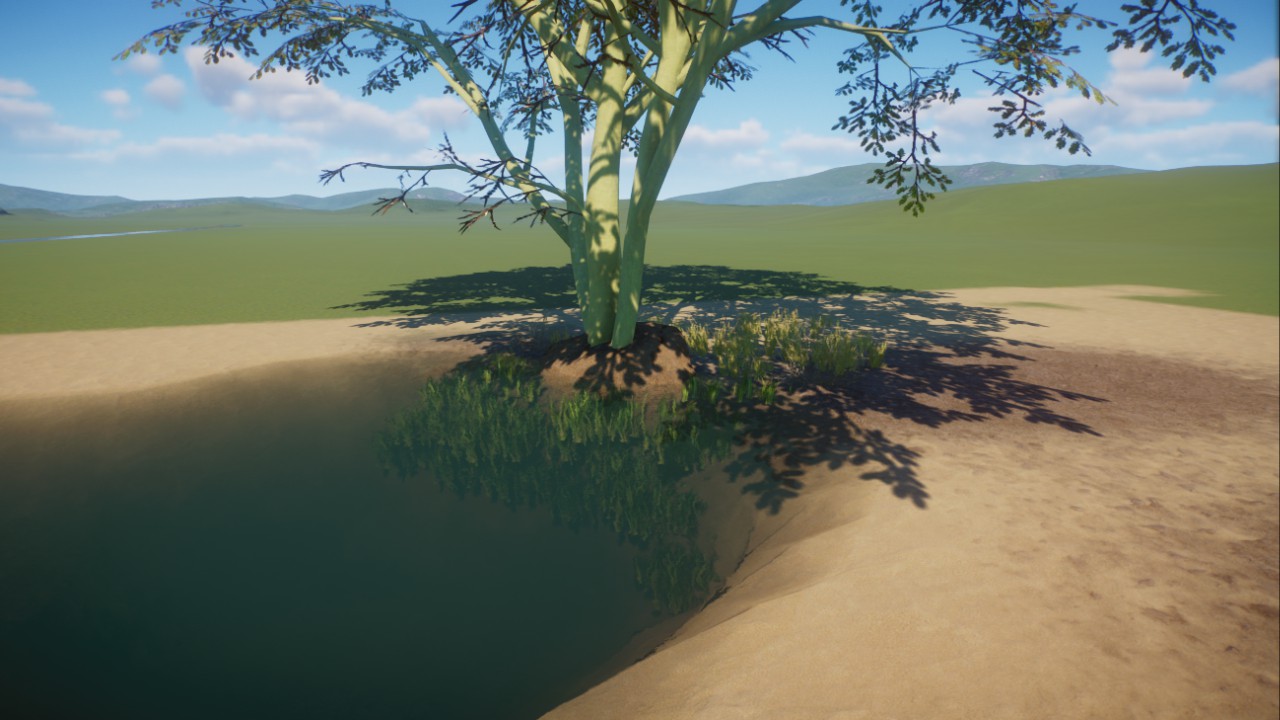 African riverside cluster