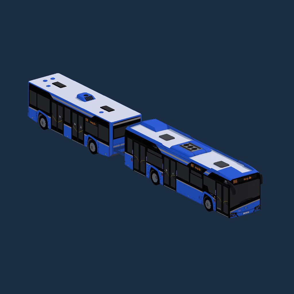 Solaris Urbino 12 IV+Hess PTA 12 MVG München mbH Grundlack (Westen)