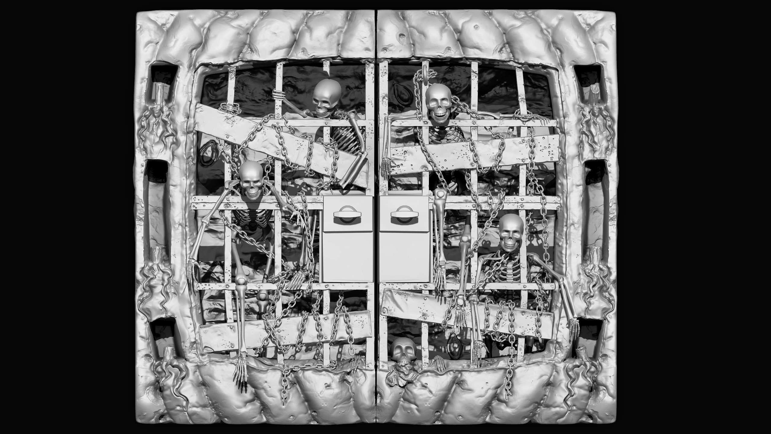 Pumpkin Jail Double Door