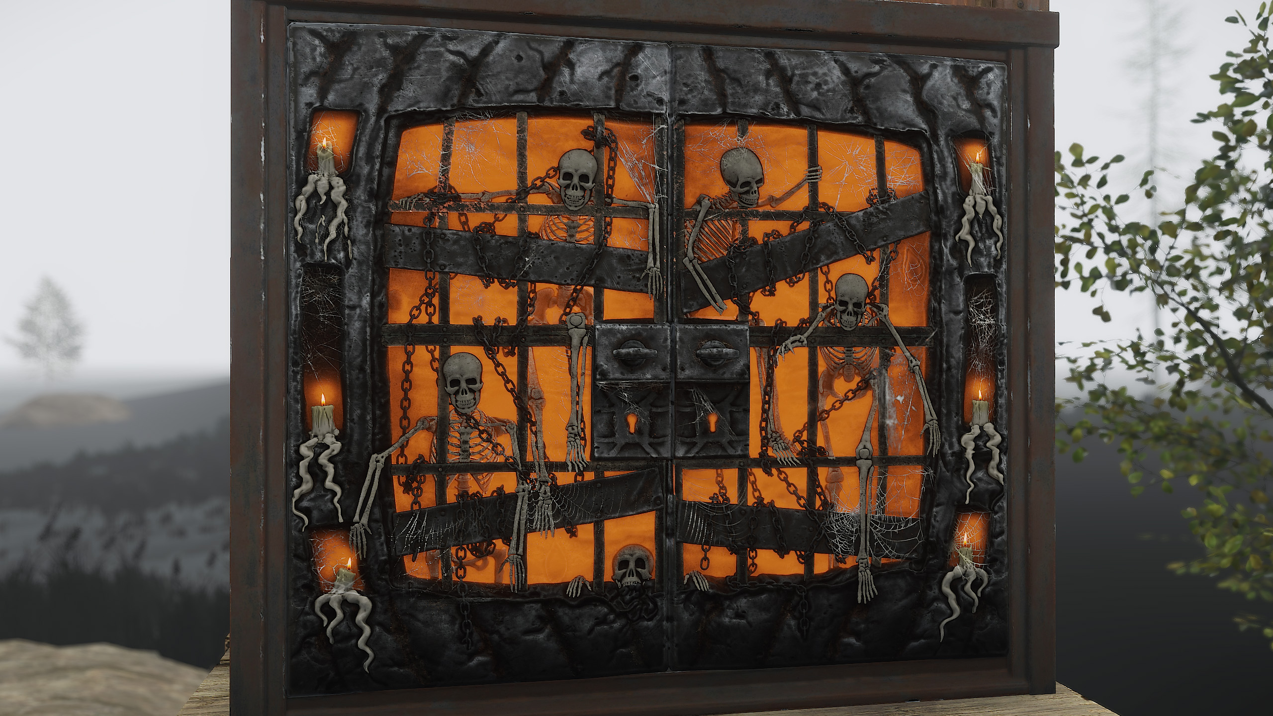 Pumpkin Jail Double Door